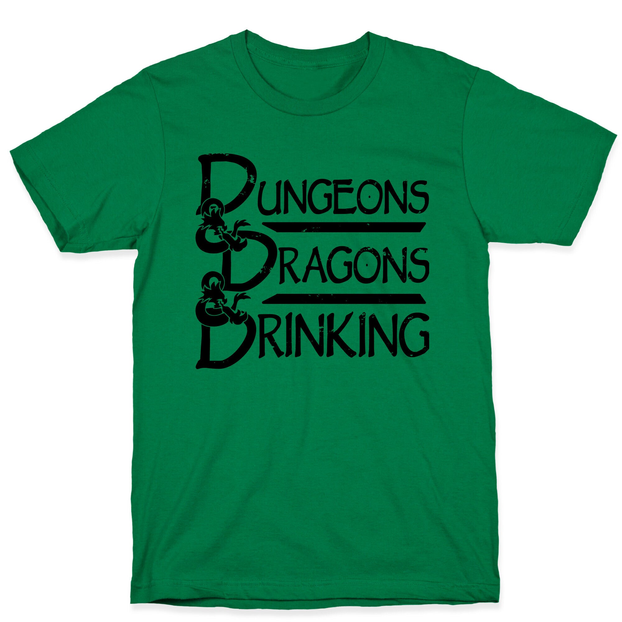 Dungeons & Dragons & Drinking T-Shirt